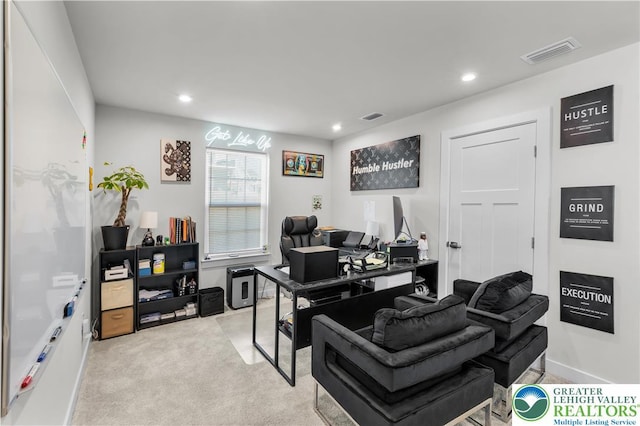 8202 Young Blvd, Upper Macungie Twp, PA 18051 - office with recessed lighting and light colored carpet