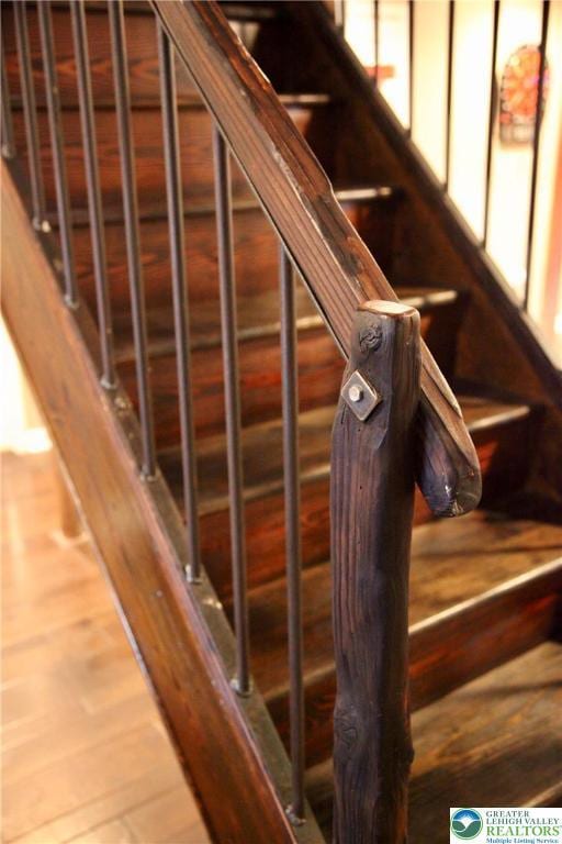 view of stairs