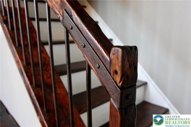 view of stairs