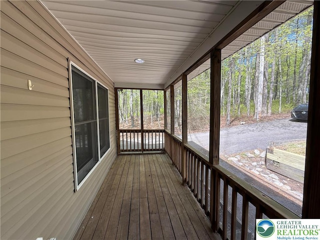 view of deck