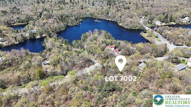 7002 Long Pond Rd, Tobyhanna Twp, PA 18334 - bird's eye view of a forest and a large body of water