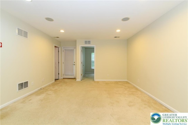 5221 Chandler Way S, Whitehall Twp, PA 18069 - unfurnished room featuring light carpet, baseboards, and recessed lighting