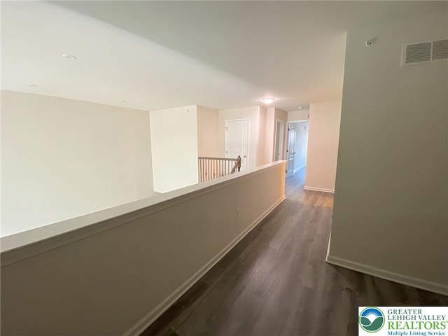 306 Redclover Ln, Upper Macungie Twp, PA 18104 - corridor with dark wood-type flooring and baseboards