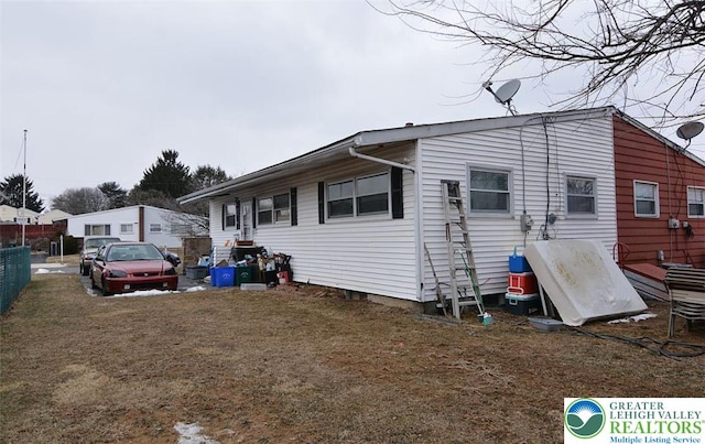 view of rear view of house