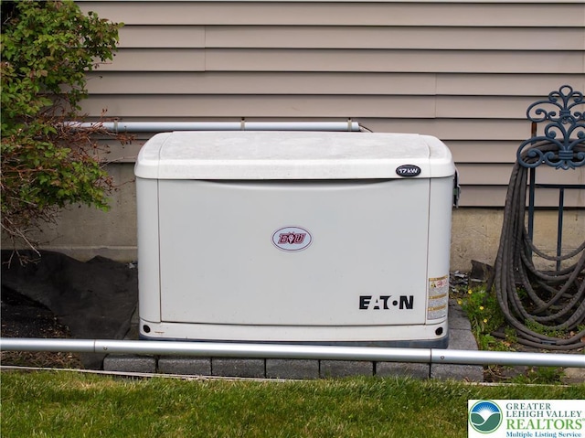 exterior view of a power unit
