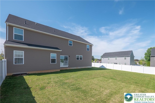 view of rear view of property
