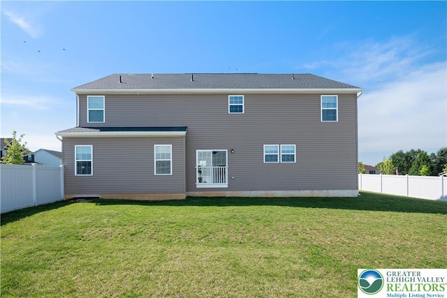 view of rear view of property