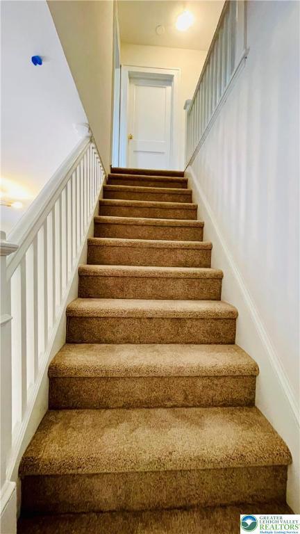 view of staircase