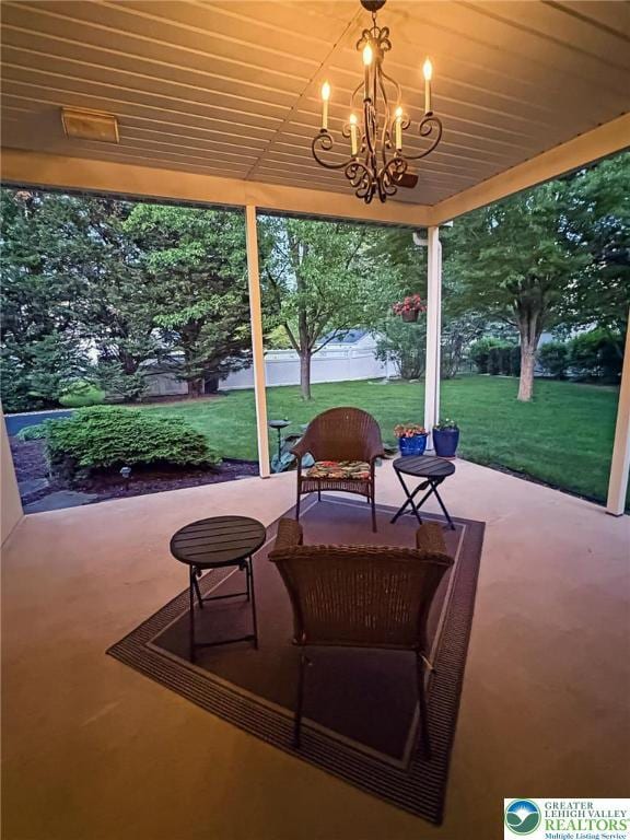 view of patio