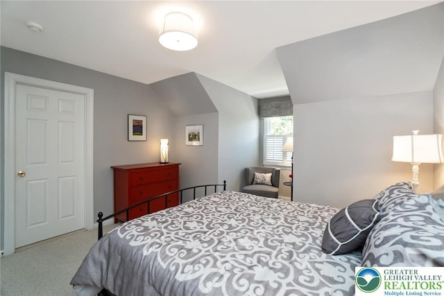 bedroom with carpet