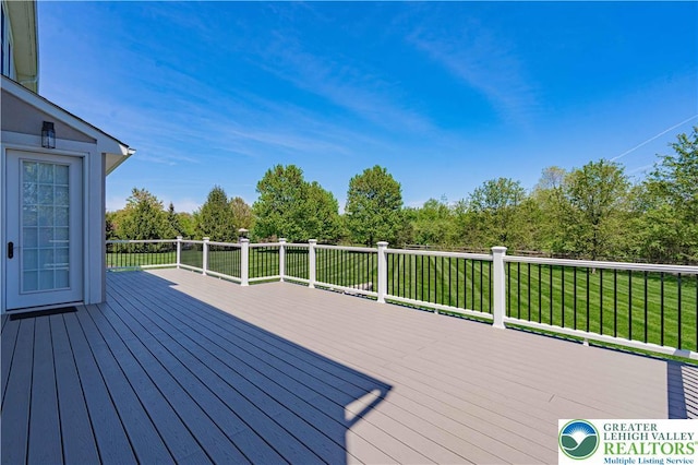 view of deck