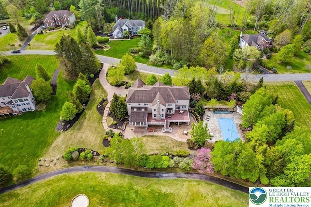 217 Rising Meadow Way, Middle Smithfield Twp, PA 18302 - aerial view