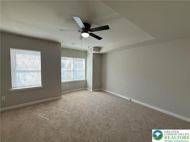 1107 Lehigh St, Easton, PA 18042 - unfurnished room with carpet flooring, baseboards, and a ceiling fan