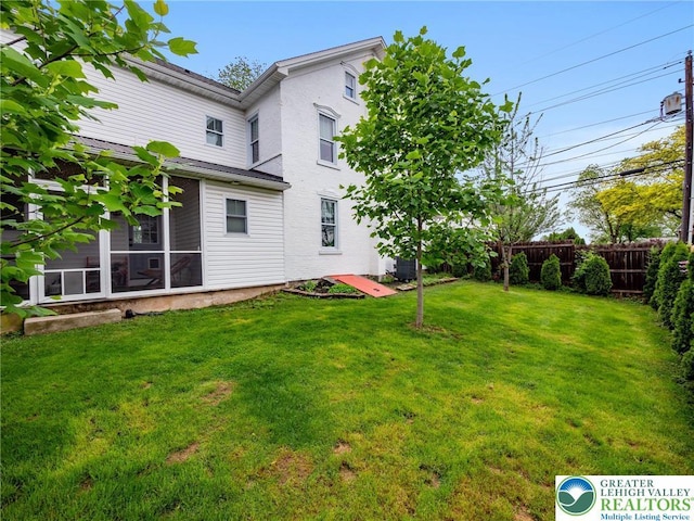 1942 Schadt Ave, Whitehall Twp, PA 18052 - view of yard with a sunroom