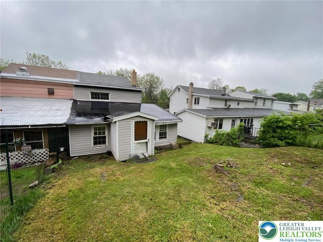 view of rear view of property