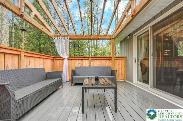 304 Ruger Ln, Coolbaugh Twp, PA 18466 - deck featuring outdoor lounge area