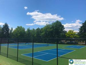 304 Ruger Ln, Coolbaugh Twp, PA 18466 - view of tennis court with community basketball court