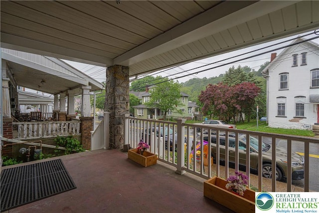 603 S Main St, Bangor Borough, PA 18013 - balcony with a porch