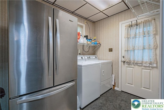 603 S Main St, Bangor Borough, PA 18013 - washroom with washer and dryer