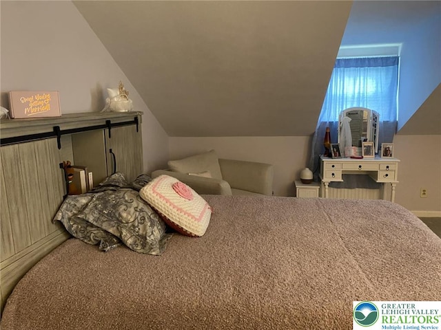 3516 Pine Ave, Saint Lawrence, PA 19606 - bedroom featuring vaulted ceiling and carpet floors