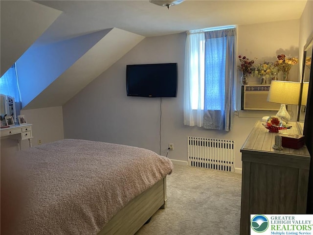 3516 Pine Ave, Saint Lawrence, PA 19606 - bedroom featuring radiator, carpet floors, baseboards, and cooling unit