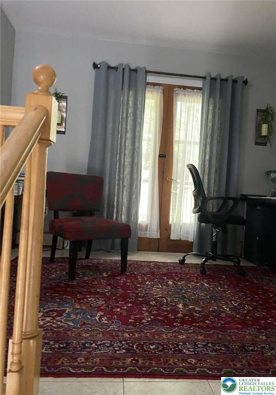 3516 Pine Ave, Saint Lawrence, PA 19606 - home office with plenty of natural light and french doors