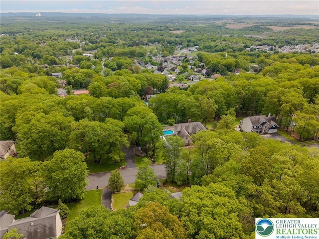 803 Birch Ave, Pen Argyl Borough, PA 18072 - drone / aerial view of a heavily wooded area