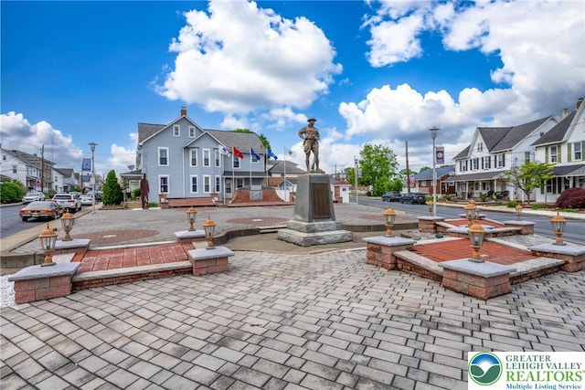 view of property's community with a residential view
