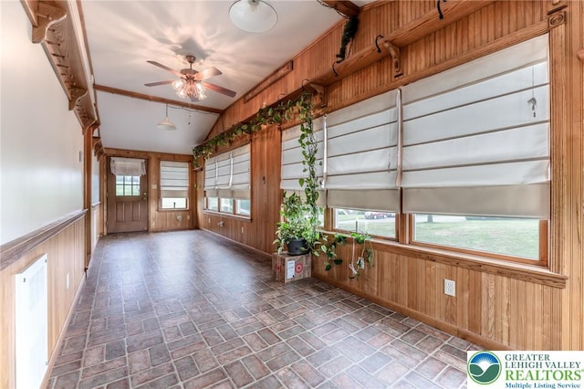 1195 Hemlock St, Lower Towamensing Tp, PA 18071 - unfurnished sunroom featuring lofted ceiling