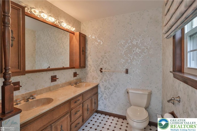 6379 Winding Rd, Upper Saucon Twp, PA 18036 - full bathroom with toilet and double vanity