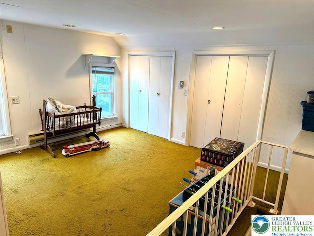213 Main St, Pen Argyl Borough, PA 18072 - bedroom with carpet floors and two closets