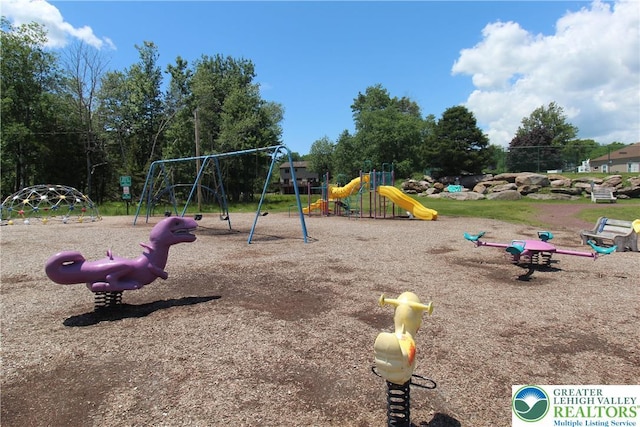 view of communal playground