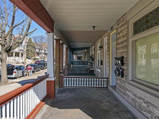 view of porch