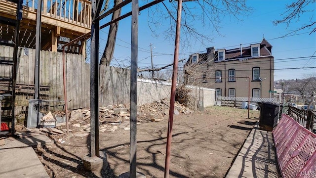 view of patio with a deck