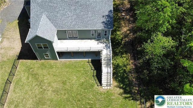 130 Corktree Rd, Polk Twp, PA 18058 - view from above of property