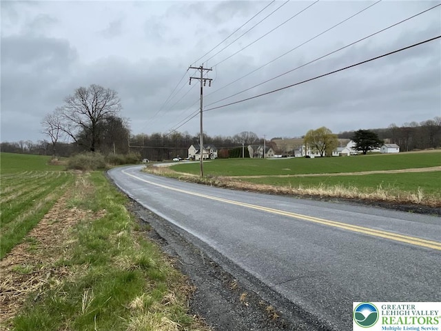 view of asphalt road