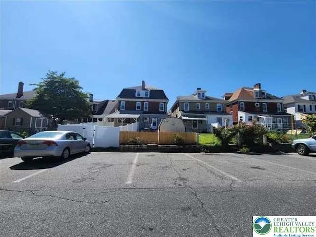 944 S 24th St, Wilson Borough, PA 18042 - uncovered parking lot featuring a residential view