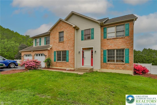 366 Winter Springs Rd, Bushkill Twp, PA 18064 - view of front of home featuring brick siding and a garage