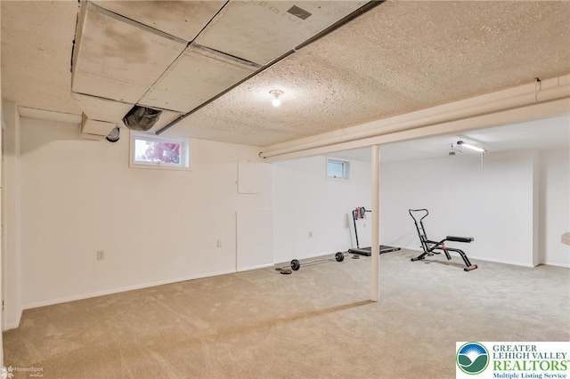 366 Winter Springs Rd, Bushkill Twp, PA 18064 - below grade area with carpet flooring and baseboards