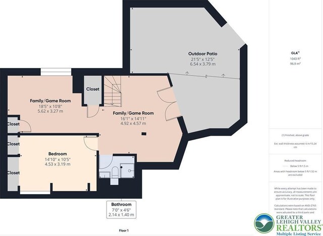 112 Moshannon Dr, Coolbaugh Twp, PA 18347 - property floor plan