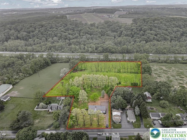 5653 Sullivan Trl, Plainfield Twp, PA 18064 - aerial view of sparsely populated area with property boundaries highlighted