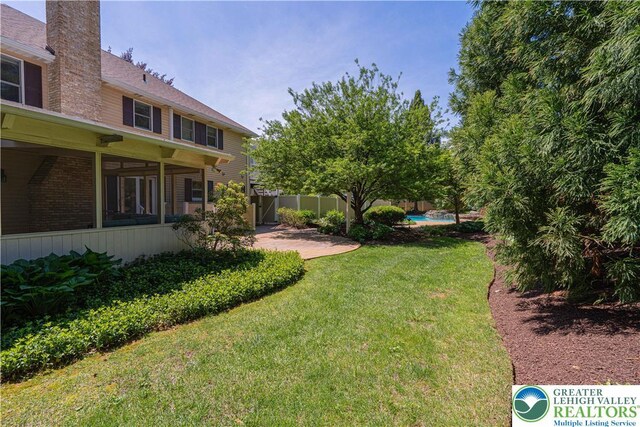 1845 Lehigh Pkwy N, Allentown City, PA 18103 - view of yard with a patio