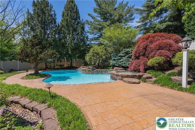 1845 Lehigh Pkwy N, Allentown City, PA 18103 - view of pool with a patio area and a pool with connected hot tub