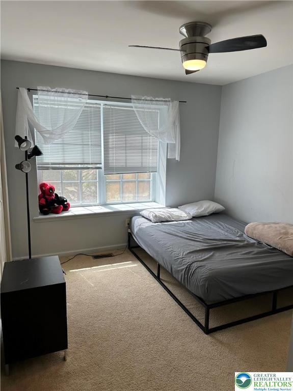 519 Lehigh Gap St, Walnutport Borough, PA 18088 - bedroom featuring carpet flooring and ceiling fan
