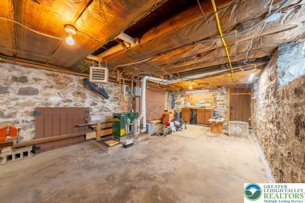 71 N 3rd St, Bangor Borough, PA 18013 - view of unfinished basement