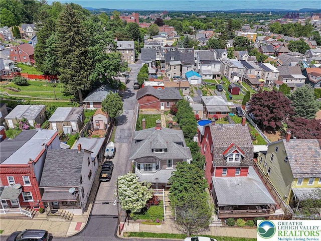 851 N Hoffert St, Fountain Hill Boro, PA 18015 - aerial perspective of suburban area