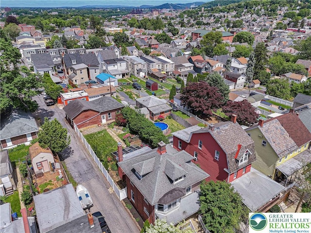 851 N Hoffert St, Fountain Hill Boro, PA 18015 - aerial perspective of suburban area