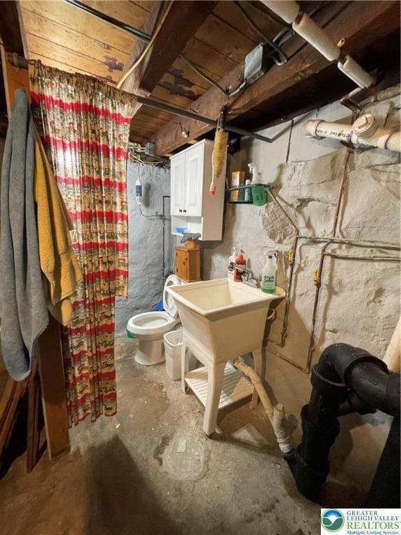 123 N Penn St, Allentown City, PA 18102 - view of unfinished basement