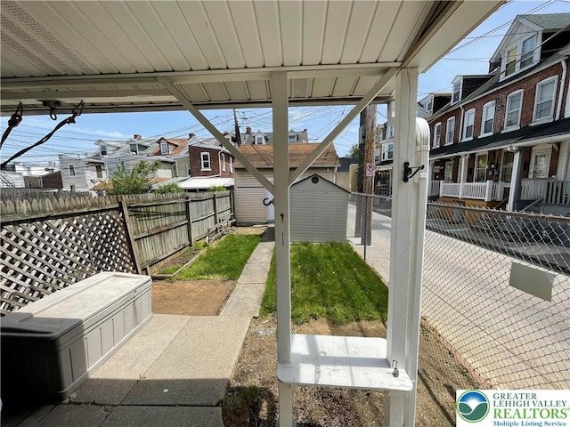 123 N Penn St, Allentown City, PA 18102 - fenced backyard featuring a residential view