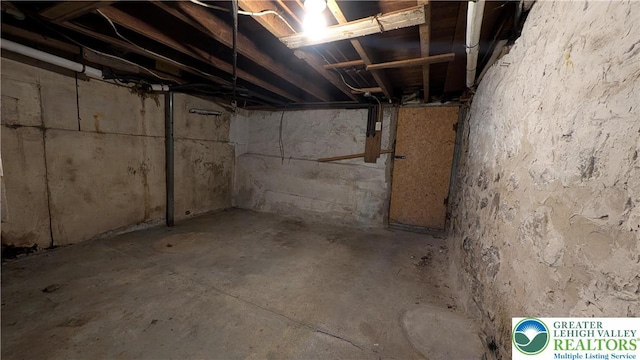 30 S Broad St, East Bangor Borough, PA 18013 - view of unfinished below grade area